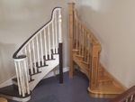 geaorgian painted curved stair